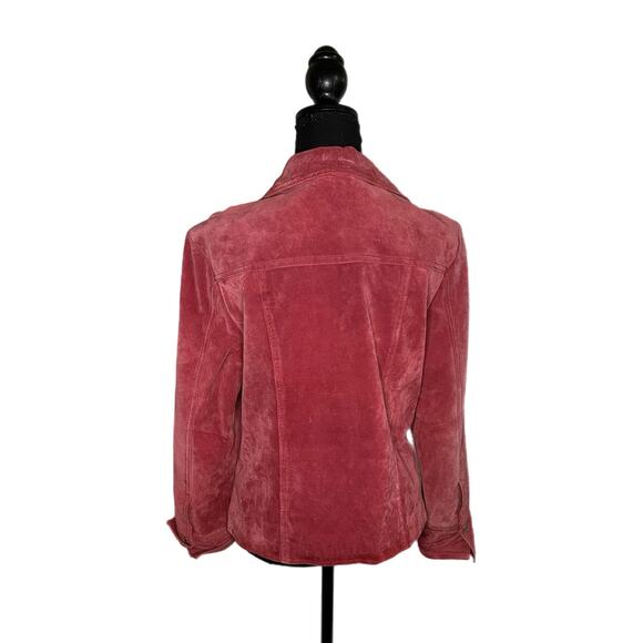 Live a Little Women’s Red Leather Jacket, Medium, Pre-owned - Picture 2 of 5